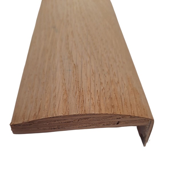 Coprifilo tondo Rovere con aletta da 25 mm  asta da 2.25 mt