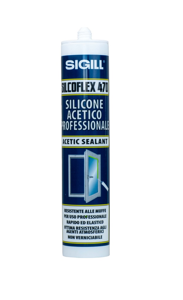 Silicone acetico colorato 280 ml Silcoflex 470