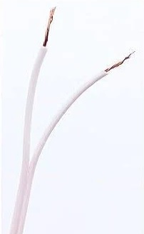 cavo piattina bianca 2 x 0.50  