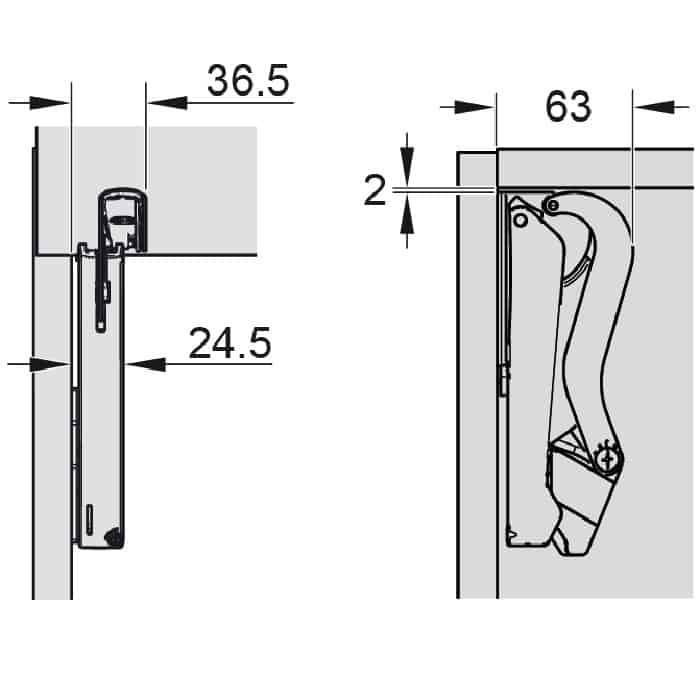 Kit guida ribalta FREE SPACE 