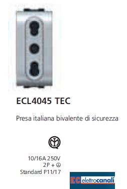 Presa bivalente LIFE TEC ECL4045TEC