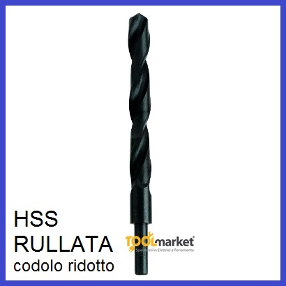 Punta per metallo HSS rullata DIN338