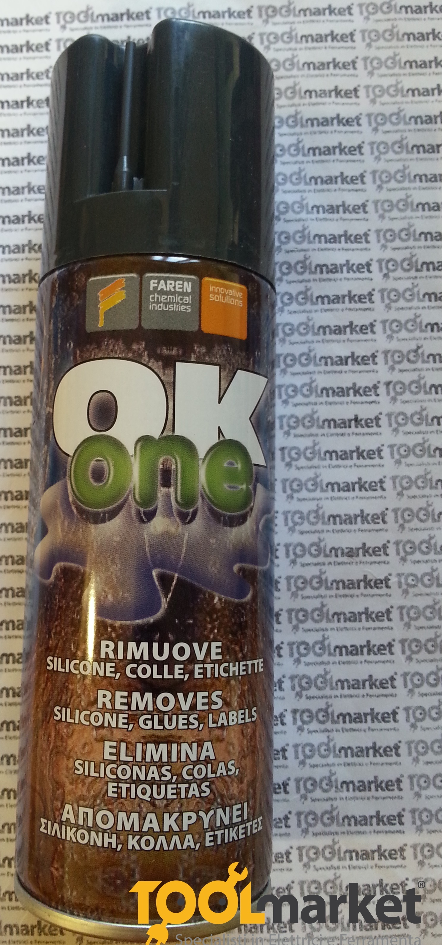 Sciogli silicone Ok One spray Faren 200 ml