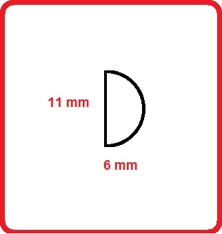 Cornice intagliata m0020-11 da metri 2,44