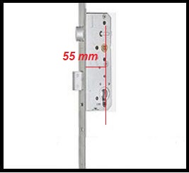 Serratura Sicurtop 1687 anta doppia 240 W01687xx10 Serratura Sicurtop 1687 anta doppia 240 W01687xx10