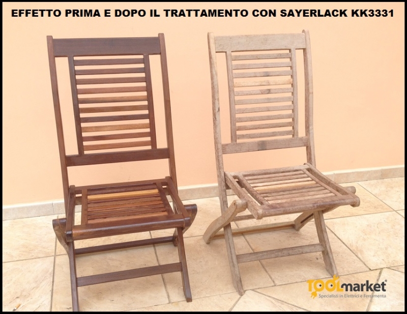 Olio KK3331  speciale per Teak ambrato trasparente da 750ml Sayerlack