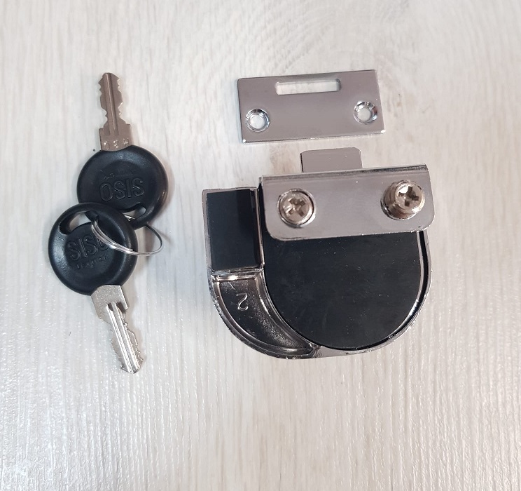 Serratura per ante in vetro scorrevoli Mrcas cod 2009602