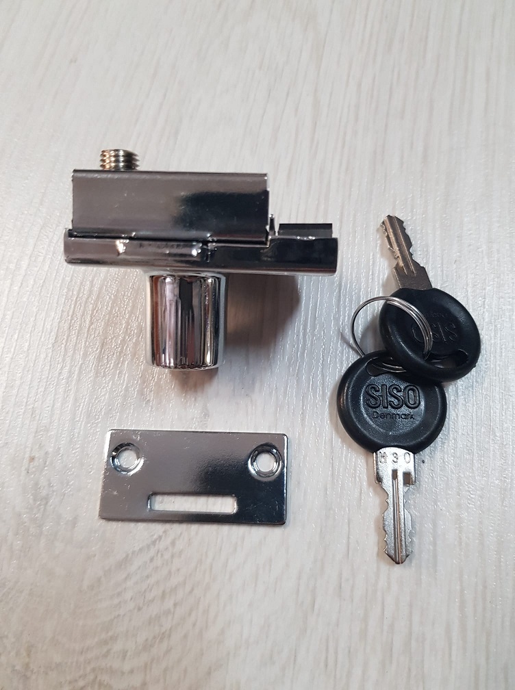 Serratura per ante in vetro scorrevoli Mrcas cod 2009602