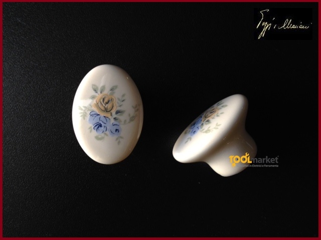 Pomolo porcellana bavaria Poggi&Mariani Pomolo porcellana bavaria Poggi&Mariani