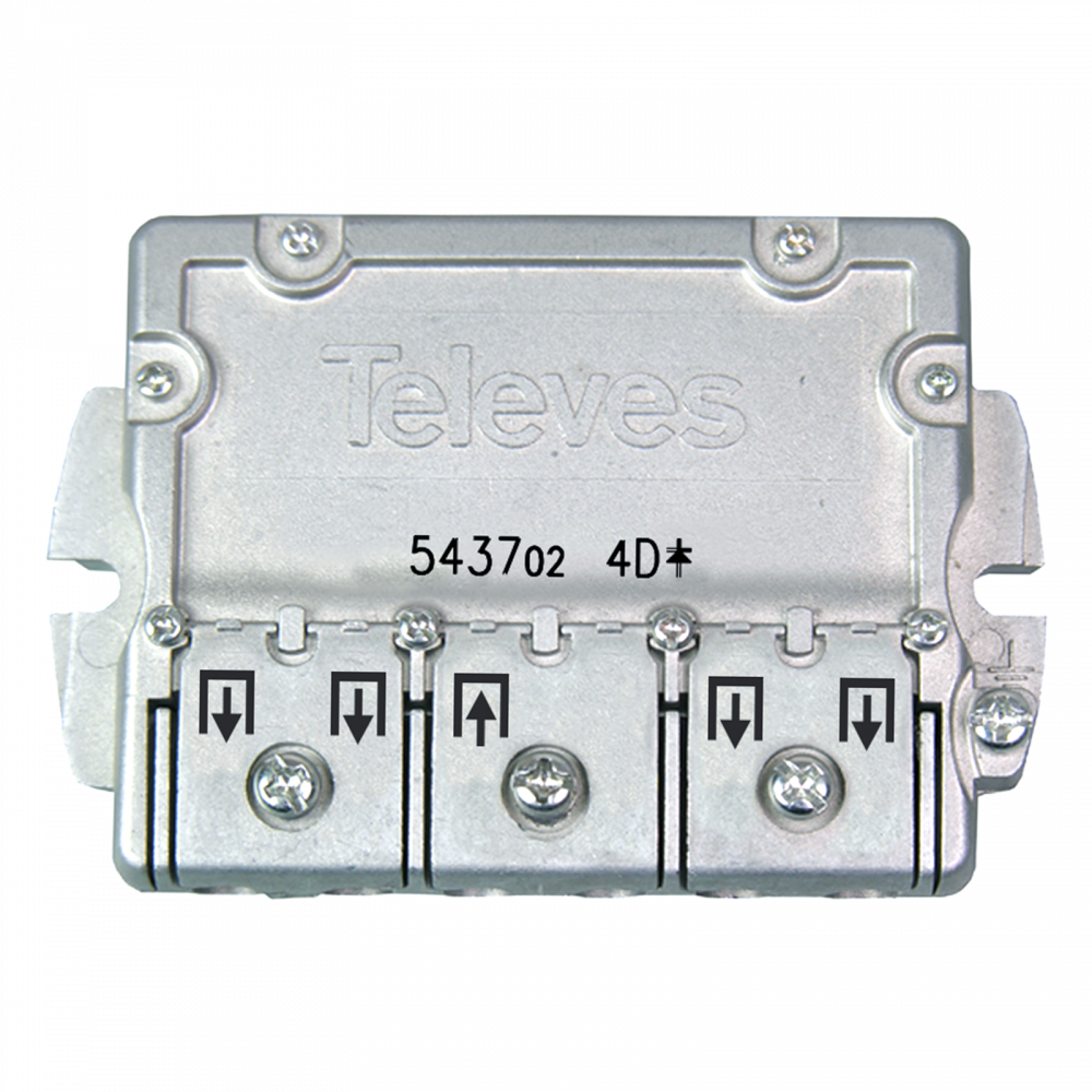 Televes Partitore TV "Easy F" 3 uscite 543603