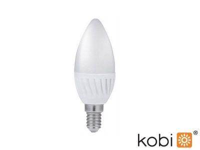 Lampada LED a Oliva in ceramica E14 - 900 lumen - Kobi Premium