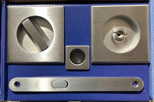 Kit maniglie porta scorrevole con serratura EXTRA LARGE Cottali