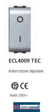 Interruttore bipolare LIFE TEC ECL4009TEC