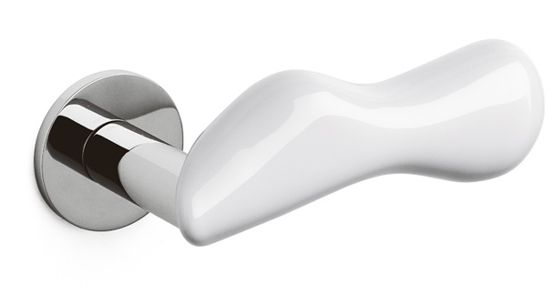 Maniglia Chelsea Olivari Cromo-porcellana