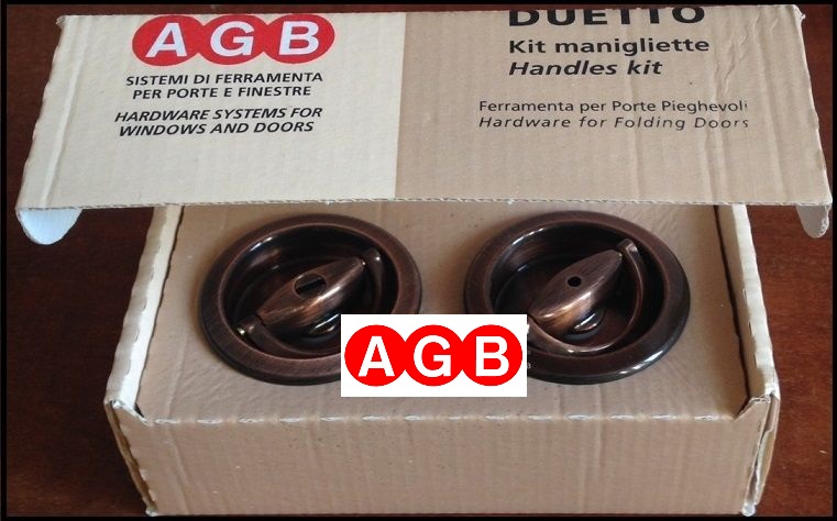 Kit maniglie tonde per porta a libro Duetto 48 B0290000xx