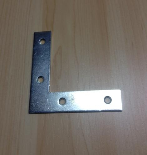 Lastrina angolare piana 4cm x 4cm