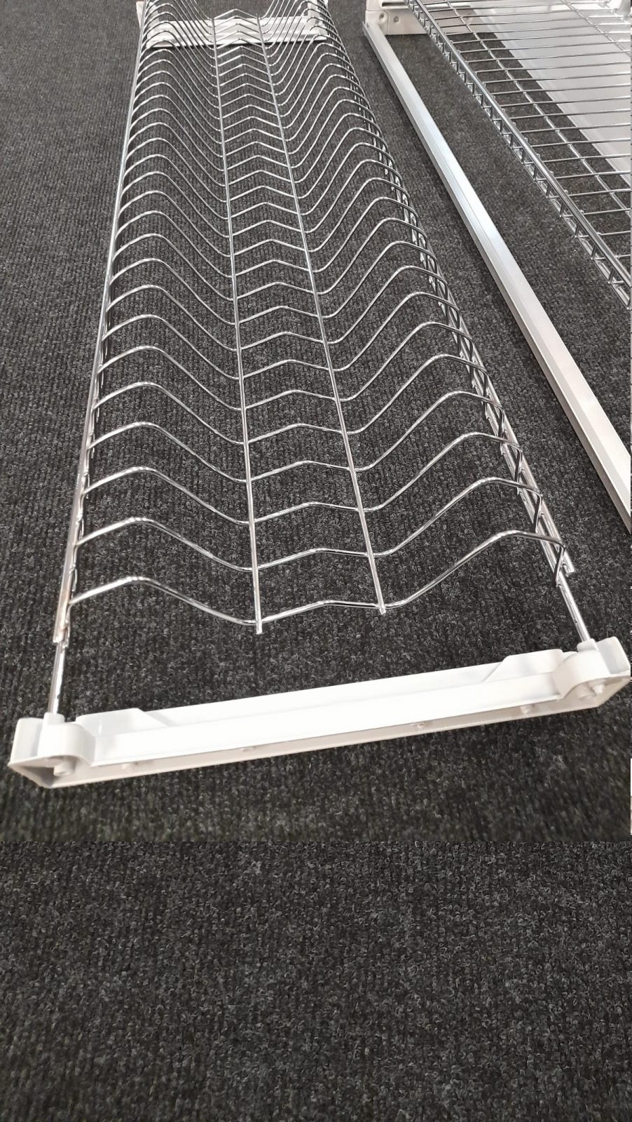 Scolapiatti inox cm76 con telaio di supporto per moduli cm80