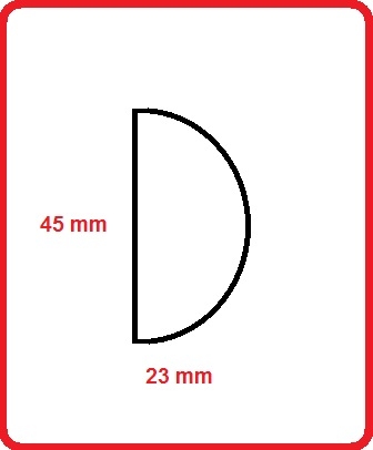 Cornice intagliata m0020-45 da 2.44 mt