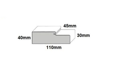 Stipite piano cm11 battura 45 mm