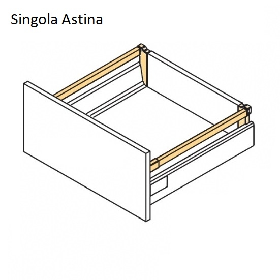 Astine per cassetto Vantage-Q GRIGIO