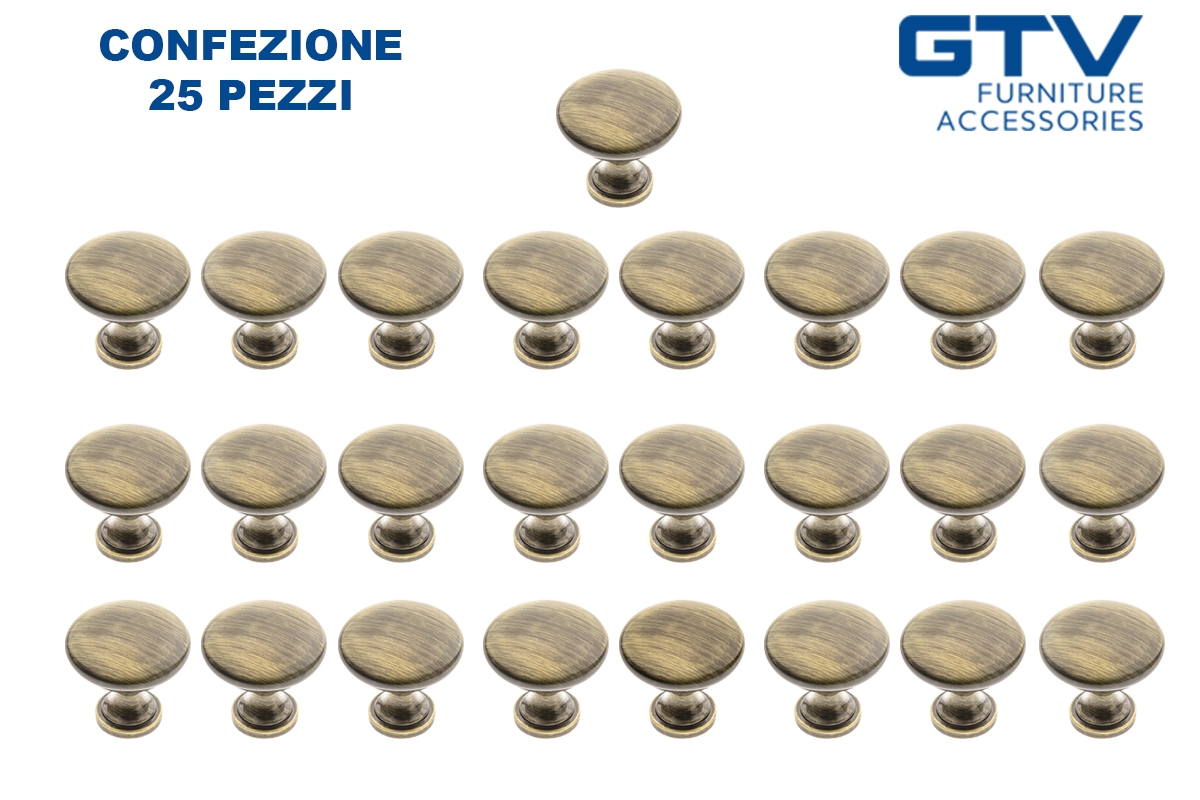 Pomolo per mobili modello TERNI da 30mm - GTV