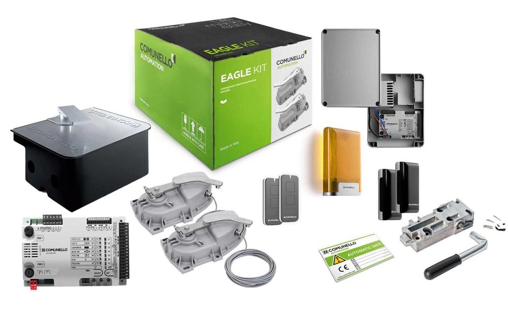 Kit cancello a battente fino a 500 kg, Comunello FORT 500 230V GKEE035EM0900A