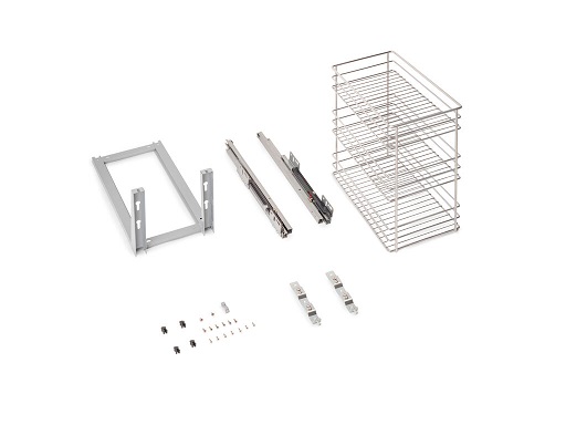 Cestello da cm30 estrazione totale soft Emuca 8381411 attacco inferiore