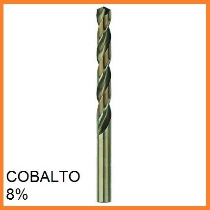 Punta cobalto 8% DIN338 per acciaio