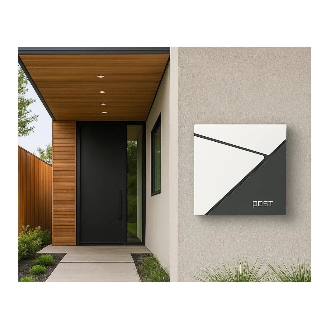 Cassetta postale Ares  Bianco / Antracite
