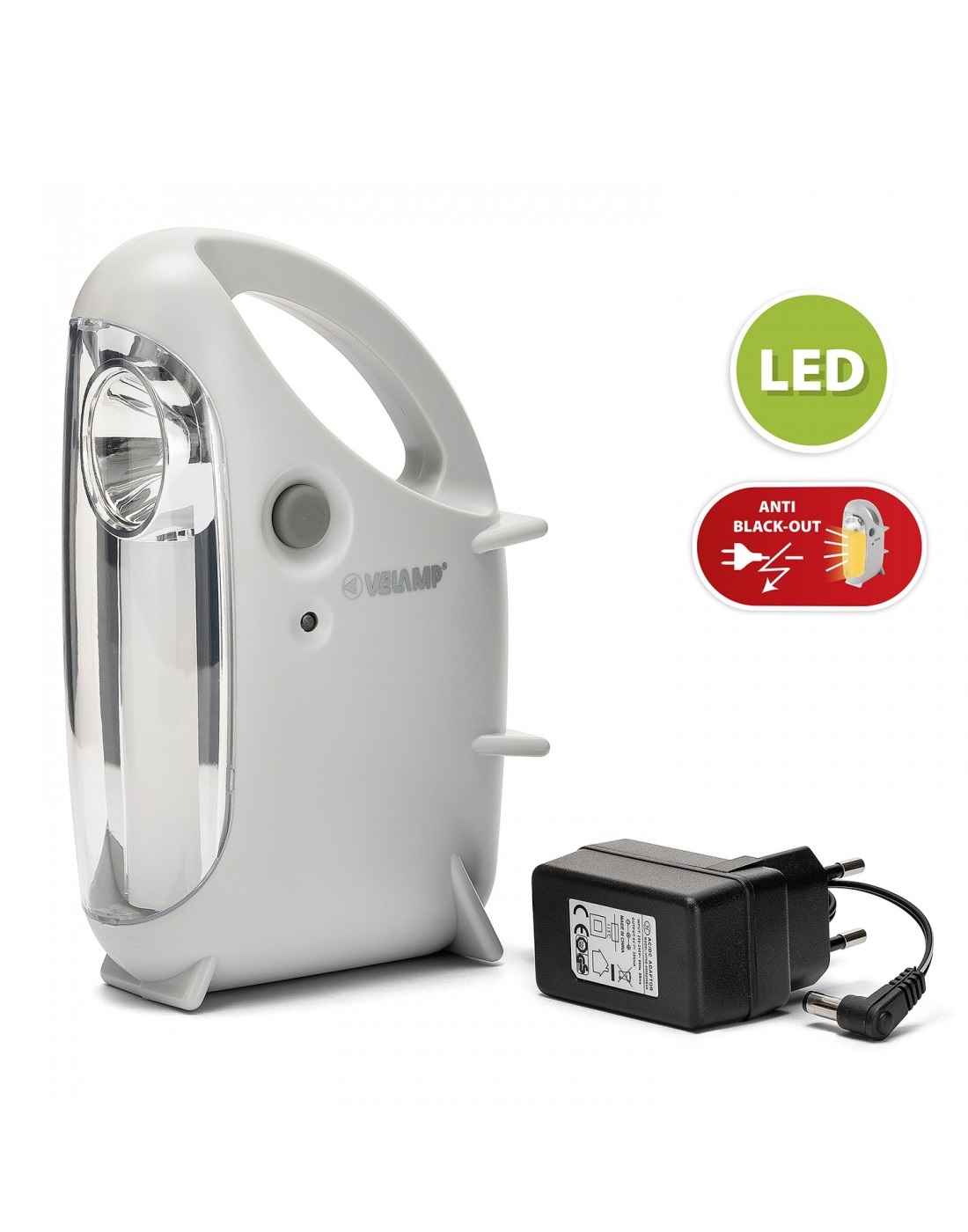 Lampada emergenza portatile ricaricabile led 170 lm mini ovidea