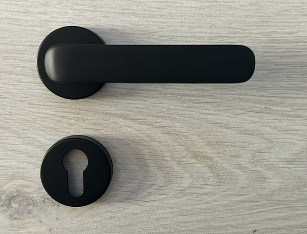 Maniglia  per infissi nera  in alluminio Cottali