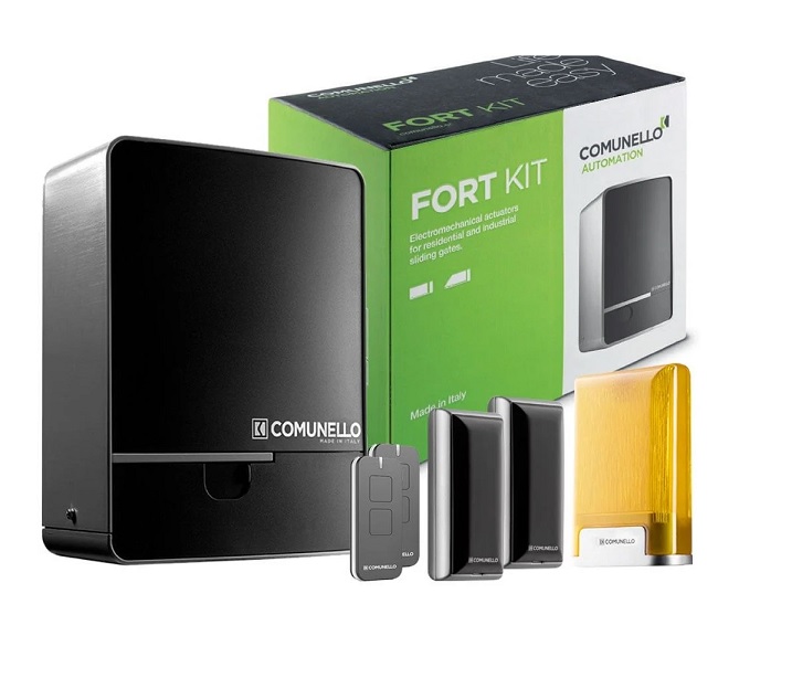 Kit cancello scorrevoli fino a 1000kg, Comunello FORT 1000 230V, GKFT100EHB000A