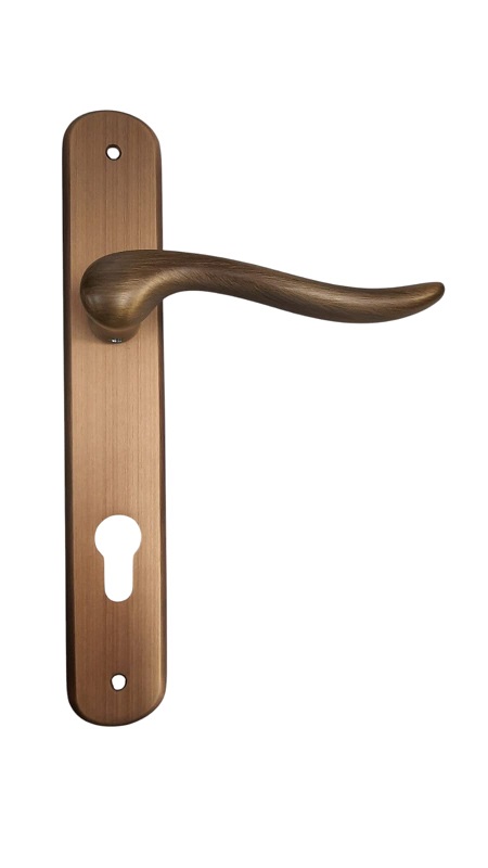 Maniglia  placca YALE per porta Amalfi bronzo yester Frosio Bortolo  
