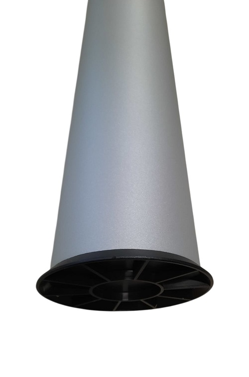 Piede penisola cromo satinato Ø 120 mm regolab 68-87 art 29.22.680.1