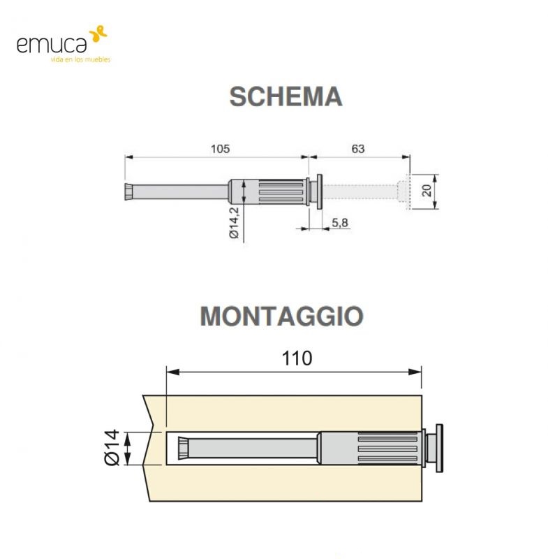 Appendiabiti estraibile