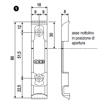 AGB Incontro ribalta  A514000101 ARTECH 