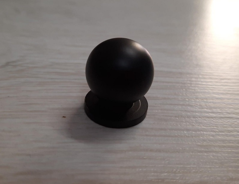 Pomolo per mobile nero opaco art 710 varie misure - ELAB  