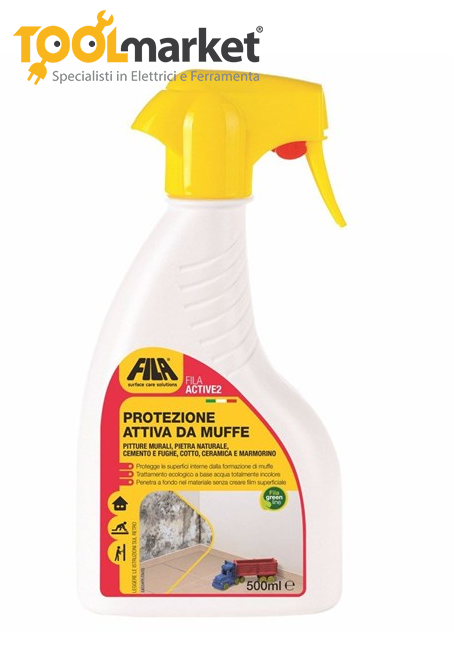 Protettivo attivo da muffe ACTIVE2 da 500ml  FILA