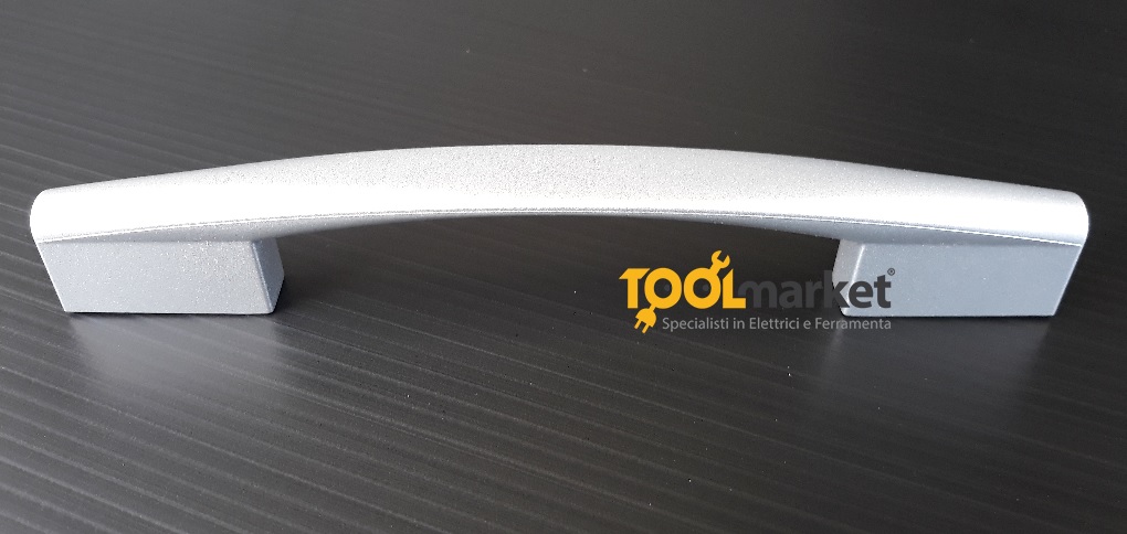 Maniglia per mobile in plastica 300 argento da 64 mm e da 96 mm