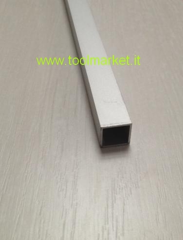 Profilo alluminio quadro Anodizzato argento da MT 2