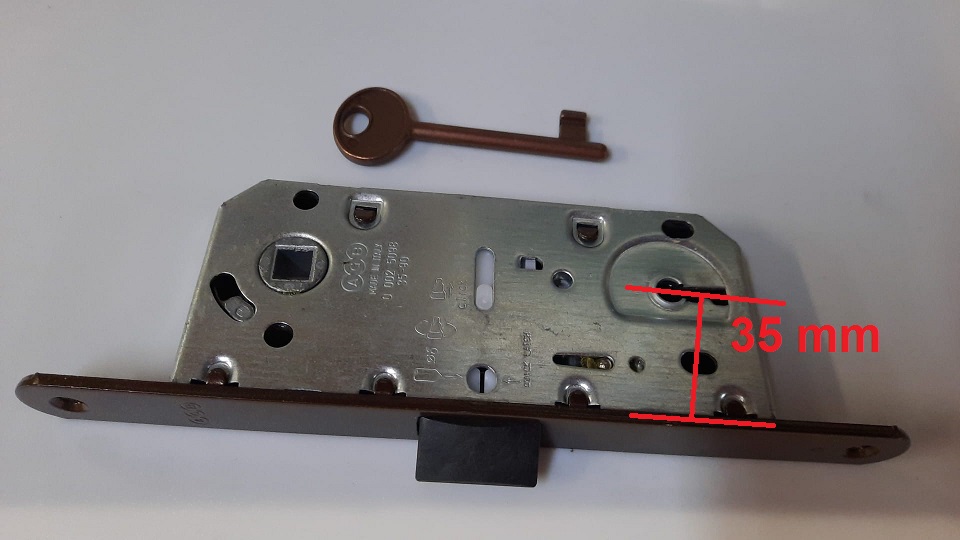 Serratura patent mediana Evolution  B0110135xx entrata  35 mm AGB