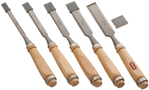 scalpelli per legno set 5 pezzi