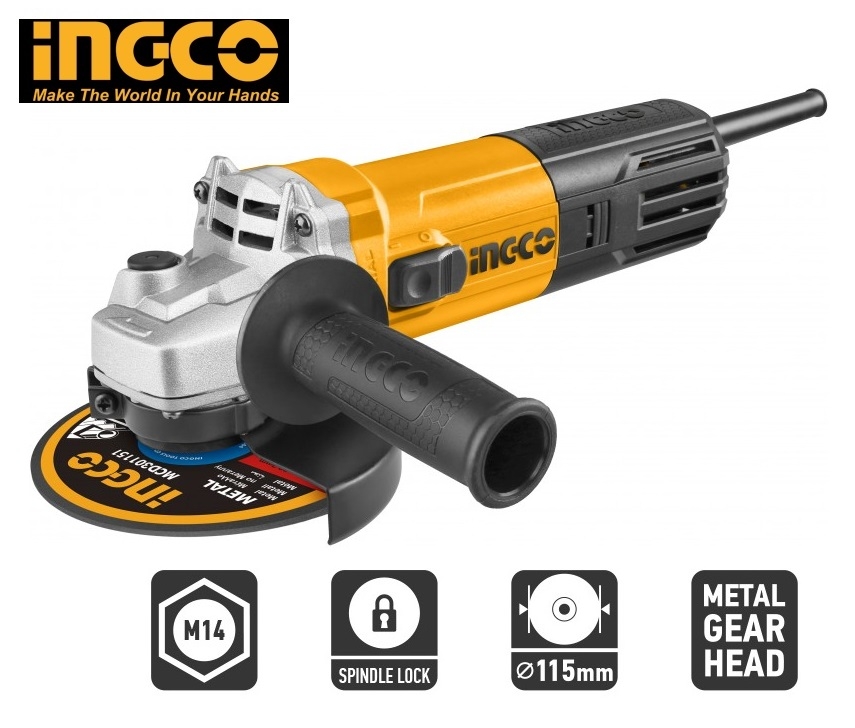 Smerigliatrice angolare 750 W  modello AG 75018 INGCO