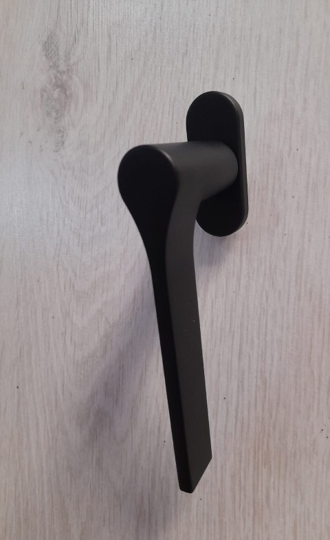 Maniglia DK per finestre  1400 Ghidini nero opaco