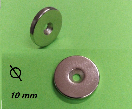 Calamita magnetica neodimio Ø 10 mm 