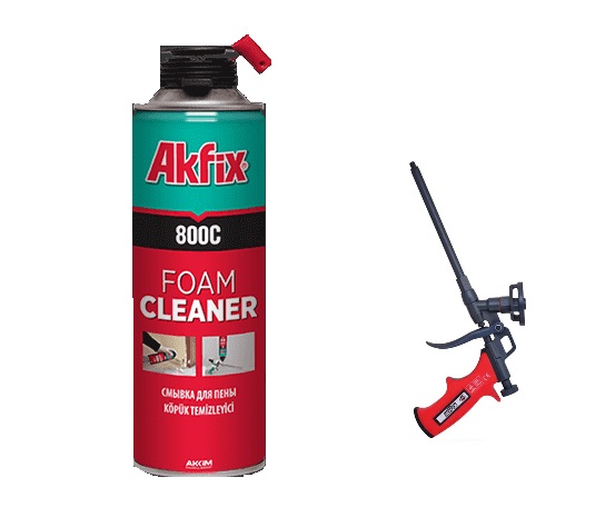 Pulitore per schiuma poliuretanica  800 C  Akfix 500 ml