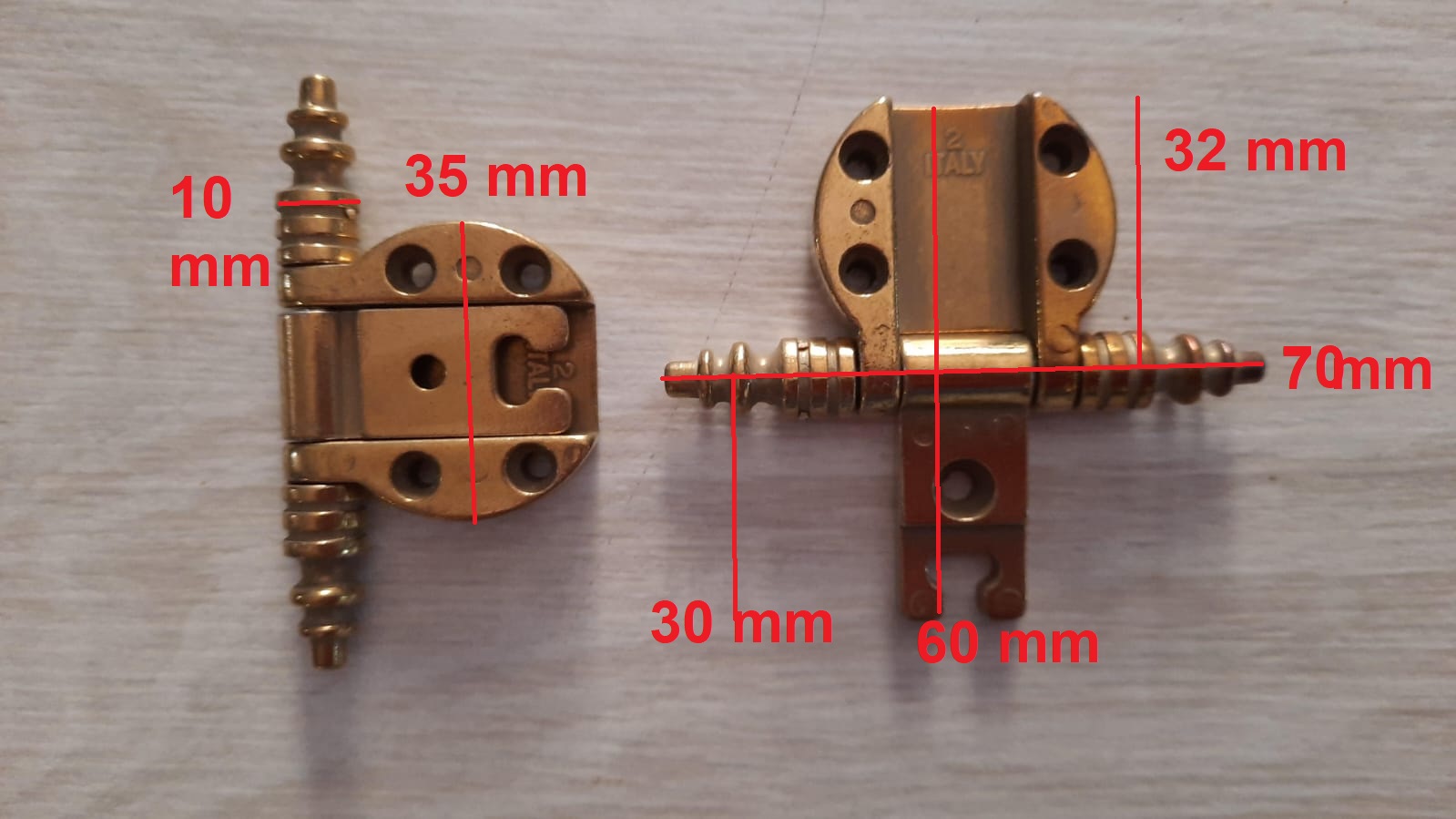 Cerniera per mobili tipo 2