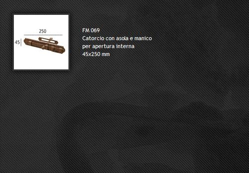 Catenacci FM069 ferro forgiato