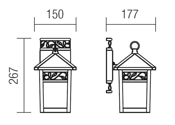 Lanterna Cadiz Redo 9486