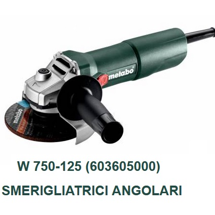 Smerigliatrice angolare modello W750-115 - METABO 